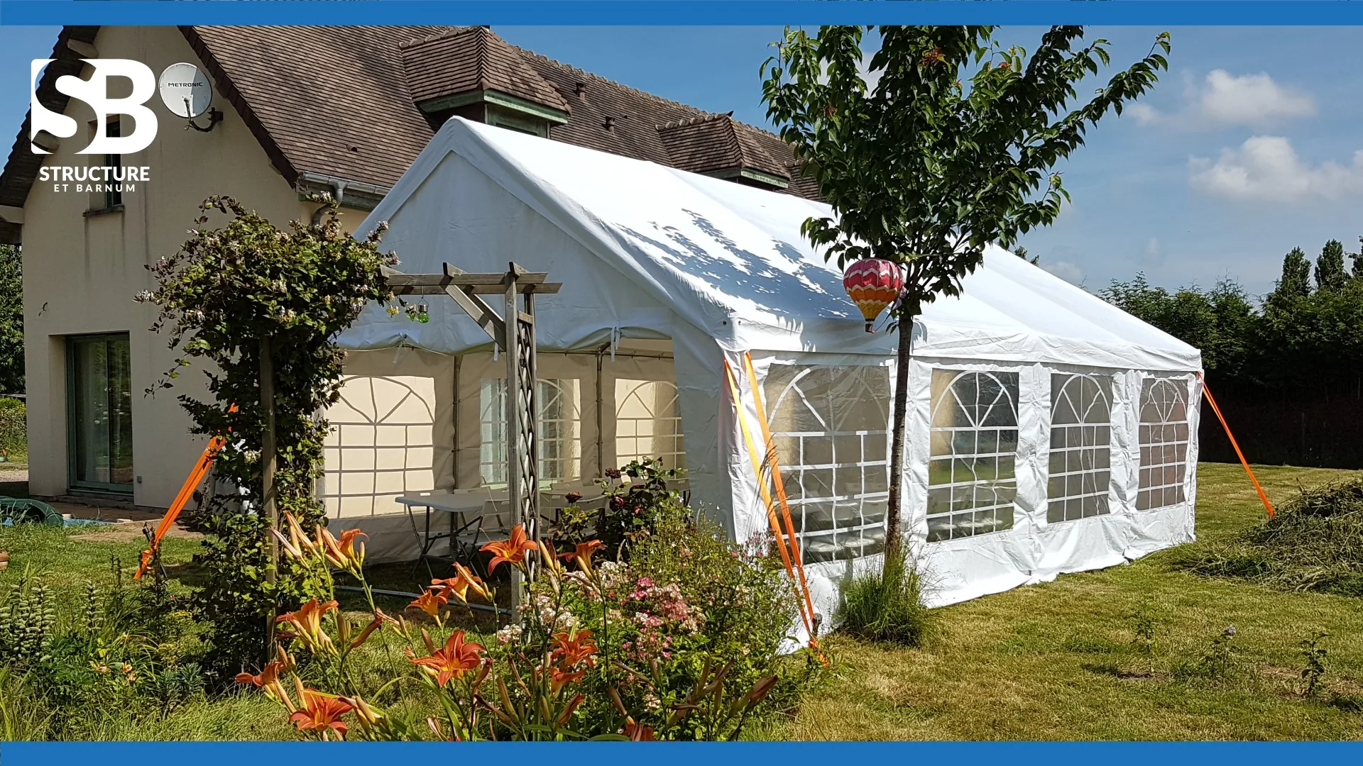 Barnum XL installé pour une réception